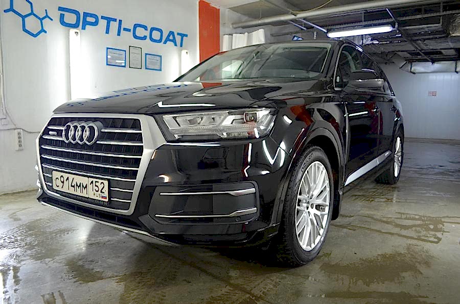 Audi Q7 - полировка кузова